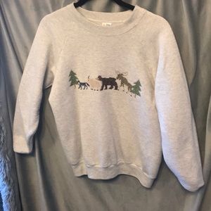 Fruit of the loom sweatshirt- Hand-sewn